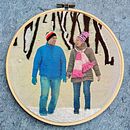 My project in Photo Embroidery on Fabric course. Un proyecto de Fotografía, Collage, Papercraft, Estampación, Bordado y DIY de Alida - 28.05.2021