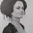 Retrato Eva Green . % Jessica tarafından hazırlanan Portre Çizimi, Ve Kalem Çizimi projesi - 06.15.2021