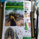 Mi Proyecto del curso: Cuaderno de viaje en acuarela. Traditional illustration, Watercolor Painting, Architectural Illustration, and Sketchbook project by Angela Martin - 06.16.2021