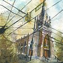 2020 vs 2021. Sketching, Drawing, Watercolor Painting, Architectural Illustration, Sketchbook & Ink Illustration project by ghostnotecreative - 06.16.2021