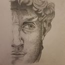 Mi Proyecto del curso: Retrato realista con lápiz "El David" Ein Projekt aus dem Bereich Traditionelle Illustration, Bildende Künste, Skizzenentwurf, Bleistiftzeichnung, Zeichnung, Porträtzeichnung, Realistische Zeichnung, Artistische Zeichnung und Anatomische Zeichnung von Francisco Pinto Alarcón - 31.05.2021
