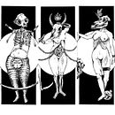 Inspirado en algunas cartas del tarot Ein Projekt aus dem Bereich Illustration mit Tinte, Traditionelle Illustration, Zeichnung, Kreativität und Artistische Zeichnung von Steven Casas - 17.06.2021