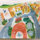 My project in Pictorial Sketchbook with Gouache course Ein Projekt aus dem Bereich Traditionelle Illustration, Skizzenentwurf, Zeichnung, Architektonische Illustration, Sketchbook und Gouachemalerei von Suha Younis - 17.06.2021