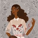 Gardenia. Un proyecto de Ilustración tradicional de Lisa Perrin - 17.06.2021