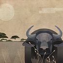 Bubalis. Ilustração vetorial, Ilustração digital e Ilustração infantil projeto de kalinsan1 - 17.06.2021
