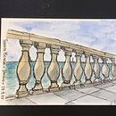 Diario di viaggio - Livorno . Traditional illustration project by giulia favoriti - 06.17.2021