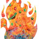 Mi Proyecto del curso: Técnicas de acuarela para ilustraciones de ensueño. Projekt z dziedziny Trad, c, jna ilustracja,  R, sunek, Malowanie akwarelą, Ilustracja w i dawnicza użytkownika alexeypilla_lp - 12.06.2021