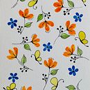 My project in Vibrant Floral Patterns with Watercolors course. Un proyecto de Ilustración tradicional, Pattern Design, Pintura a la acuarela, Ilustración botánica y Publicidad de robbib - 13.06.2021