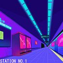 Metro Station SHinjuku. Un projet de Illustration traditionnelle de Agatha Laurene - 18.06.2021