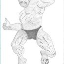 Mi Proyecto del curso: Ilustración para cómics: anatomía de un superhéroe Ein Projekt aus dem Bereich Traditionelle Illustration, Design von Figuren, Comic, Bleistiftzeichnung und Anatomische Zeichnung von PABLO MARTINEZ HERNANDEZ - 19.06.2021