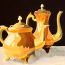 Arabic tea pot still life. Un proyecto de Bellas Artes e Ilustración tradicional de Noah - 19.06.2021