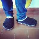 Nuevas pantuflas upcycling. Crochet project by Gabi Schroeter - 06.19.2021