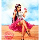La Michoacana . % Rocio López tarafından hazırlanan Dijital İllüstras, on, Dijital Bo, ama, Ve Karakter Tasarımı projesi - 06.10.2017