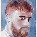 Mi Proyecto del curso: Retrato artístico en acuarela Ein Projekt aus dem Bereich Bildende Künste, Malerei, Aquarellmalerei und Porträtzeichnung von wolf_jp_1 - 21.06.2021