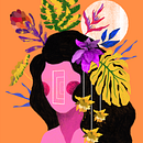 Meu projeto do curso: Ilustração flat com Photoshop. Un projet de Illustration traditionnelle, Illustration numérique , et Peinture numérique de Ilka A. - 21.06.2021