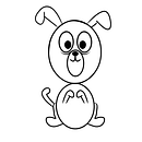 Dante a blanco y negro. Een project van Traditionele illustratie, Grafisch ontwerp y 2D-animatie van sofi_kornejon - 19.06.2021