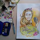 retrato . Un projet de Illustration traditionnelle de Sandra Gil - 21.06.2021