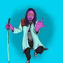 If Gabriel Was Cyber. Un progetto di Illustrazione tradizionale, Fotografia e Character design di Santiago Aguilar - 25.06.2021