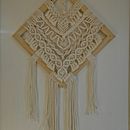 Mi Proyecto del curso: Introducción al tapiz de macramé . Design accesoriu, Arte și meșteșuguri, Arte din fibre și Macramé de Ximena Torres - 06.24.2021