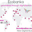 Trabajar en Ecobanka. Portal con ofertas de empleo. . Un projet de Marketing, Réseaux sociaux, Marketing digital, Marketing mobile, Marketing pour Facebook, Marketing pour YouTube, E-commerce, Marketing pour Instagram, Design pour les réseaux sociaux , et Growth marketing de Ecobanka Careers - 25.06.2021