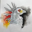 Watercolour tattoo designs. Un proyecto de Diseño y Diseño de tatuajes de Jenny Rae - 25.06.2021