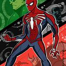 Spider-Man PS4 Illustration. Un proyecto de Ilustración tradicional de Arya Pandey - 29.06.2021
