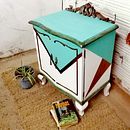 Mesita de noche vintage. Arts, Crafts, Furniture Design, Making, Interior Design, DIY, Woodworking, Upc, and cling project by Natàlia Guàrdia Pérez - 07.06.2021