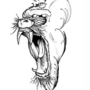 Rampage . Ilustrație tradițională de Ricardo Chandley - 07.02.2021