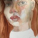 Mi Proyecto del curso: Retrato en acuarela a partir de una fotografía. Traditional illustration, and Portrait Drawing project by Roxana Esposito - 07.02.2021
