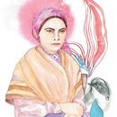 Mi Proyecto del curso: Retrato ilustrado en acuarela. Projekt z dziedziny Trad, c, jna ilustracja,  Sztuki piękne,  Malarstwo,  R, sunek, Malowanie akwarelą, Portret,  R, sunek art, st i czn użytkownika Natalia Caballé Tura - 18.07.2021