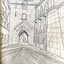 Dibujar mi ciudad de BURDEOS . % elodie_hanna tarafından hazırlanan Mimarlık, Geleneksel illüstras, Ve on projesi - 07.03.2021