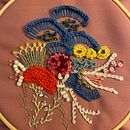 Mi Proyecto del curso: Técnicas avanzadas de bordado: puntadas y composiciones con volumen. Embroider project by Soledad Quiroz - 07.03.2021