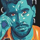 Mi Proyecto del curso: Técnicas de ilustración para retratos con Illustrator y Photoshop. Traditional illustration, and Digital Illustration project by Kevin Abel Valuis Flores - 07.04.2021