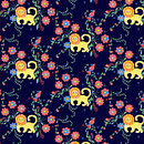 My project in Illustrated Pattern Design course. Un proyecto de Diseño, Ilustración tradicional, Pattern Design y Estampación de Anna Perekhodko - 30.06.2021