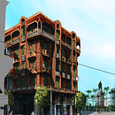 El-Raml Station. Alexandria, Egypt. Ein Projekt aus dem Bereich Traditionelle Illustration, Architektur, Zeichnung, Digitale Illustration und Architektonische Illustration von Mahinour Abdelkareem - 04.07.2021