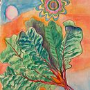 Sketchbook sample and framed illustration . Ilustrasi tradisional proyek oleh Sara McDermott - 07.06.2021