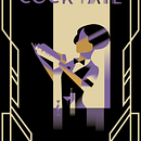 My project in Art Deco Style for Digital Illustration course. Traditional illustration, Fine Arts, Poster Design, and Digital Illustration project by Barbara Chiado' Rana - 07.06.2021