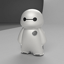 Mi Proyecto FillaFella - Baymax mode. Un proyecto de 3D, Diseño industrial, Diseño de producto, Modelado 3D y Diseño 3D de Ale Araujo - 06.07.2021
