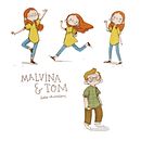 Malvina Moorwood. Traditional illustration, Children's Illustration, Lettering, H, and Lettering project by Julia Christians - 01.08.2021