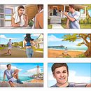 My project in Storyboard Illustration with Procreate course . % tkachenkomawa tarafından hazırlanan Geleneksel illüstras, on, Dijital İllüstras, on, Hika, e anlatımı, Hika, Ve e panosu projesi - 07.08.2021