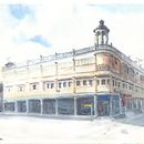 My project in Architectural Sketching with Watercolor and Ink course. Projekt z dziedziny Sketching,  R, sunek, Malowanie akwarelą,  R, sunek architektoniczn, Sketchbook,  R i sunek atramentem użytkownika waiyoke - 07.07.2021