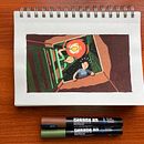 Mi Proyecto del curso: Sketchbook ilustrado a todo color. Ilustração tradicional, Criatividade, Desenho, e Sketchbook projeto de gustamigol - 09.07.2021