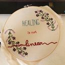 Meu projeto do curso: Técnicas básicas para bordado de letras. Bordado projeto de Bianca Barreto - 09.07.2021