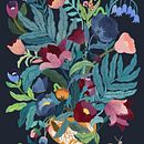 "Floral bouquet". Un proyecto de Ilustración tradicional y Diseño de Malin Gyllensvaan - 09.07.2021