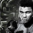 Mohamed Ali . % Sandra Calzada tarafından hazırlanan Geleneksel illüstras, on, Tablo, Ve Sokak Sanatı projesi - 07.10.2021