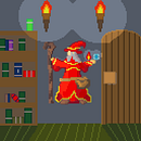 My project in Introduction to Character Design in Pixel Art : Red Wizard. Un proyecto de Diseño de personajes, Videojuegos, Pixel art y Diseño de videojuegos de Rodrigo Martinez - 08.07.2021