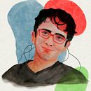 Mi Proyecto del curso: Retrato ilustrado en acuarela. Ilustração tradicional, Artes plásticas, Pintura, Desenho, Pintura em aquarela, Desenho de retrato, e Desenho artístico projeto de Amara Glez - 10.07.2021
