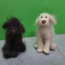 wool felted poodle and labradorXpoodle  . Arte și meșteșuguri de Valerie Suwanseree - 07.12.2021