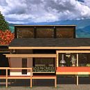 Mi Proyecto del curso: Infografía arquitectónica en 3D - Casa Bosc. 3D, Arquitetura, Arquitetura de interiores, Design de interiores, Arquitetura digital, 3D Design, Ilustração arquitetônica, e Visualização arquitetônica projeto de Cristian Esteban Ramirez Anzola - 09.07.2021