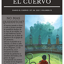El cuervo || Portada del volumen 16 (Academia Corvus). Editorial Design project by Eline Ramirez - 07.12.2021